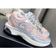 Chanel Fabric & Laminated CC Logo Sneakers G45077 04 2023