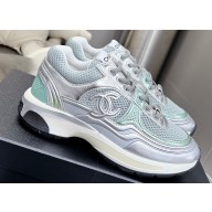 Chanel Fabric & Laminated CC Logo Sneakers G45077 05 2023