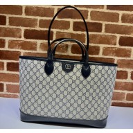 Gucci Ophidia medium tote bag 739730 GG Supreme canvas Black 2023