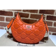 Gucci GG Matelassé small shoulder bag 739709 Orange 2023