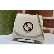 Gucci Blondie medium chain wallet 725219 Leather White 2023