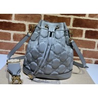 Gucci GG Matelassé Bucket bag 732448 Gray 2023