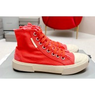 Balenciaga Paris High Top Women/Men Sneakers in destroyed cotton and rubber 05 2023