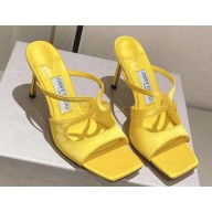 Jimmy Choo Heel 8.5cm Anise Leather Mules 07 2023