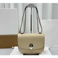 Savette Tondo 22 Bag in Leather / Brass 1860 Beige