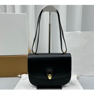 Savette Tondo 22 Bag in Leather / Brass 1860 Black