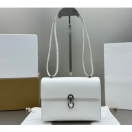 Savette Symmetry 19 Bag in Leather 1848 White