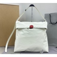 Balenciaga Trash Shopping Bag in calfskin White