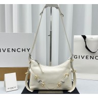 Givenchy Mini Voyou bag in leather Creamy