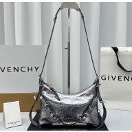 Givenchy Mini Voyou bag in leather Silver