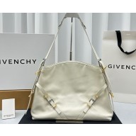 Givenchy Medium Voyou bag in leather Creamy