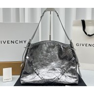 Givenchy Medium Voyou bag in leather Silver
