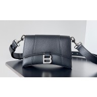 Balenciaga Downtown Men XXS Crossbody Bag in calfskin Black