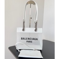 Balenciaga Duty Free Small Tote Bag in mesh White