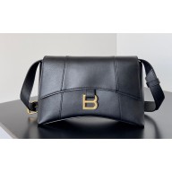 Balenciaga Downtown XS Shoulder Bag in calfskin Black/Gold