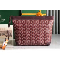 Goyard Conti pouch Clutch Bag Burgundy