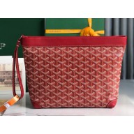 Goyard Conti pouch Clutch Bag Red