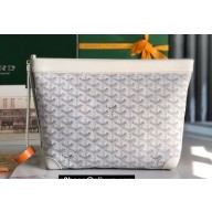 Goyard Conti pouch Clutch Bag White