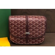 Goyard Belvedere PM Strap Bag Burgundy