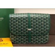 Goyard Belvedere MM Strap Bag Green