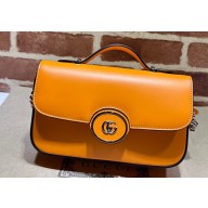 Gucci Petite GG mini shoulder bag 739722 Orange 2023