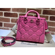 Gucci GG Matelassé mini top handle bag 728309 Fuchsia 2023
