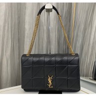 Saint Laurent jamie large Shoulder bag in lambskin 761908 Black