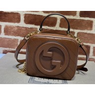 Gucci Blondie top handle bag 744434 Brown 2023