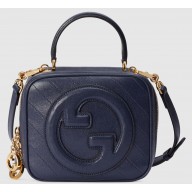 Gucci Blondie top handle bag 744434 Dark Blue 2023