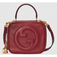 Gucci Blondie top handle bag 744434 Red 2023