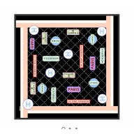 Chanel Square Scarf 90x90cm 230808 38 2023