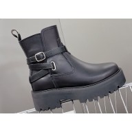 Celine Bulky Jodphur Boots In Calfskin Black 2023