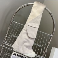 Rick Owens DRKSHDW Cargo Fetish Knee-length Boots Creamy 2023