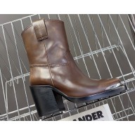 Miu Miu Heel 8.5cm vintage Ankle Boots Brown 2023