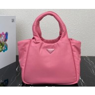 Prada Medium padded Soft nappa leather bag 1BG413 Pink 2023