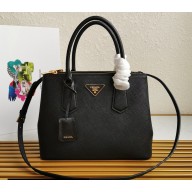 Prada Medium Galleria Saffiano leather bag 1ba232 Black 2023