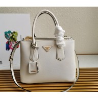 Prada Medium Galleria Saffiano leather bag 1ba232 White 2023