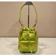 Prada Re-Edition 1995 Chaîne Re-Nylon shoulder bag 1BH038 Green 2023