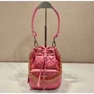 Prada Re-Edition 1995 Chaîne Re-Nylon shoulder bag 1BH038 Pink 2023