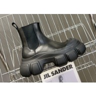 Alexander Wang Storm Chelsea Boots In Leather Black 2023