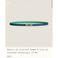 Hermes Gamma belt buckle & Reversible leather strap 13 mm 03 2023