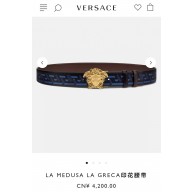 Versace La Greca Medusa Reversible Print Belt 4 cm 04 2023