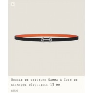 Hermes Gamma belt buckle & Reversible leather strap 13 mm 04 2023
