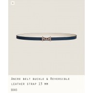 Hermes Ancre belt buckle & Reversible leather strap 13 mm 03 2023
