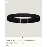 Hermes Tube H belt buckle & Reversible leather strap 38 mm 01 2023