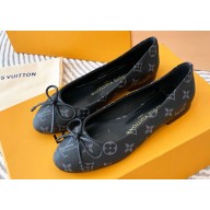 Louis Vuitton Monogram Nina Flat Ballerinas Black 2023