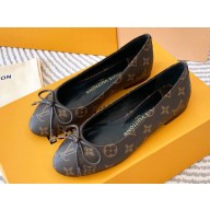 Louis Vuitton Monogram Nina Flat Ballerinas Brown 2023