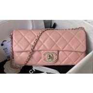 Chanel Lambskin Clutch with Chain Bag AS3791 Pink 2023