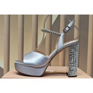 Miu Miu Heel 12.5cm platform 2.5cm Satin sandals with crystals 05 2023