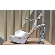 Miu Miu Heel 12.5cm platform 2.5cm Satin sandals with crystals 04 2023